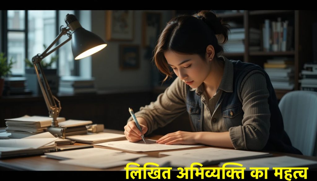 लिखित अभिव्यक्ति का महत्व